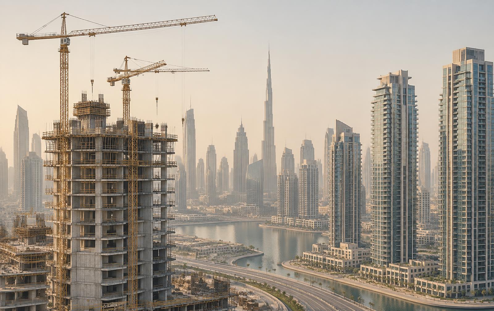 Off-plan and ready property in Dubai side by side