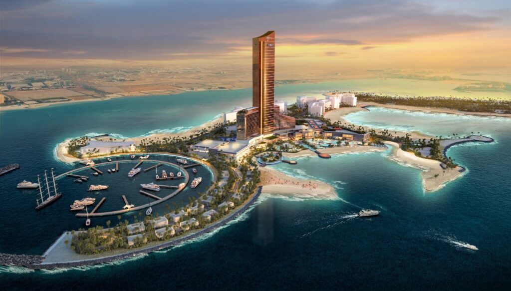 Первый казино-курорт в ОАЭ: Новые изображения Wynn Al Marjan Island