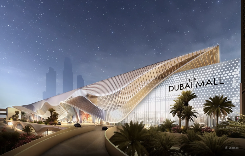 Торговый центр Dubai Mall, объявил о планах масштабного расширения
