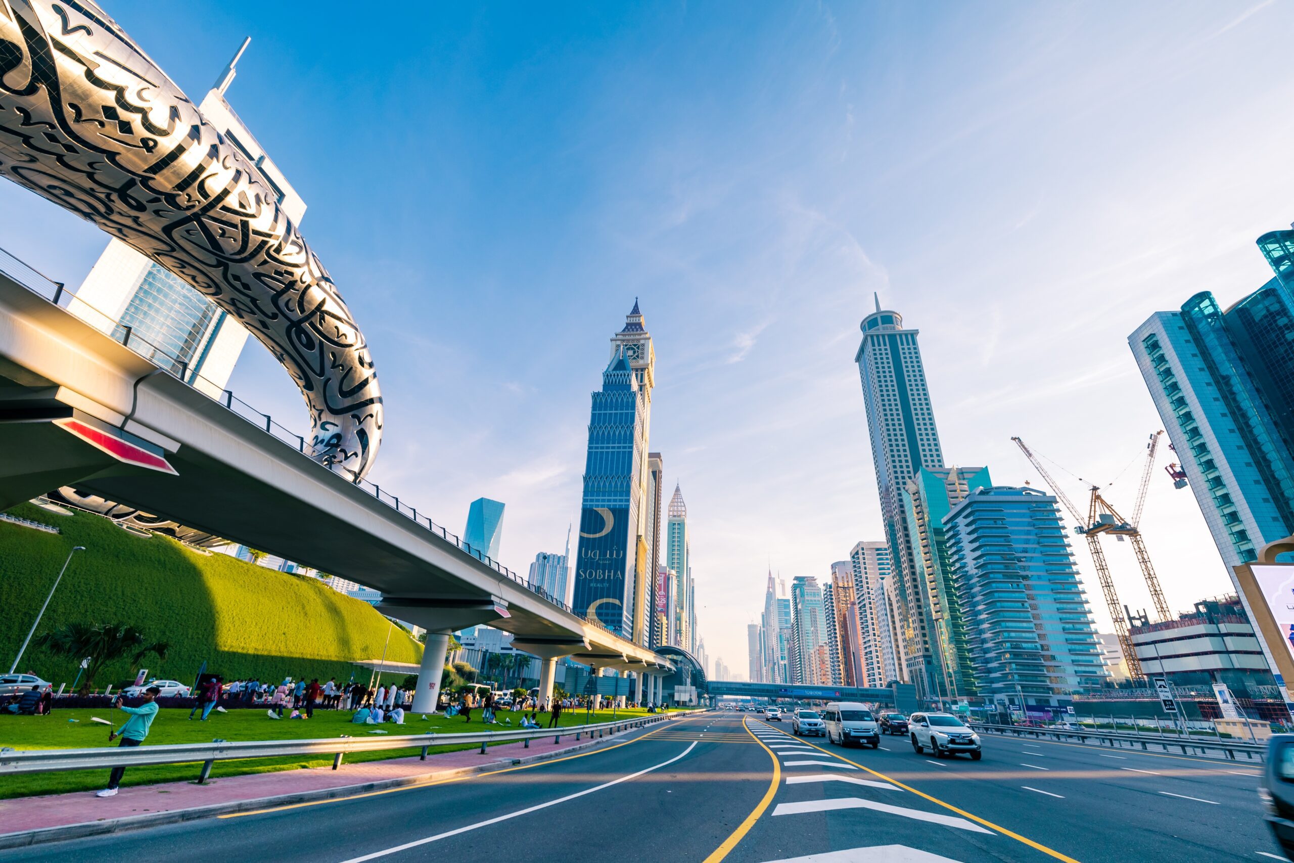 Дубай расширил Sheikh Zayed Road у съезда Umm Al Sheif для снижения пробок